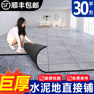 加厚地板革pvc水泥地胶垫直接铺耐磨防水塑料地毯家用自粘地贴纸1