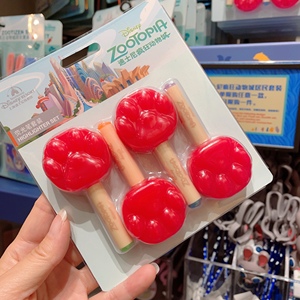 上海迪士尼乐园疯狂动物城爪爪荧光笔便签本甜甜圈铅笔盒文具套装