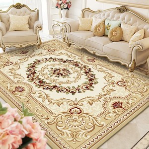欧式轻奢地毯客厅茶几毯家用卧室房间满铺床边毯中式美式加厚地垫