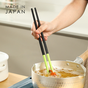 日本进口加长筷子家用厨房料理筷油炸鸡翅油条防烫火锅筷子31cm
