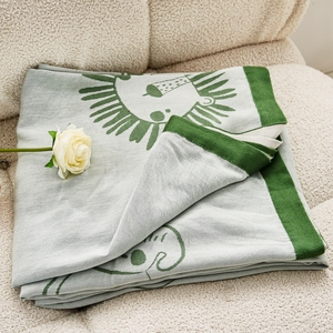 竹纤维盖毯毛巾被成人夏季薄款纱布毯子冷感毯冰丝毯夏凉毯沙发毯