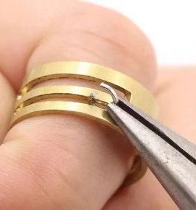 铜戒指圈手作开口圈开合器饰品手工制作辅助工具配件