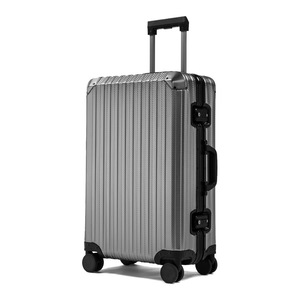 全金属铝镁合金行李箱拉杆箱万向轮超静音密码锁20寸新款登机箱
