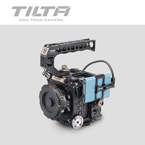 TILTA铁头适用Z CAM E2-S6/F6/M4/E2C选配件-全笼手提底座手柄快装板F970转V口供电