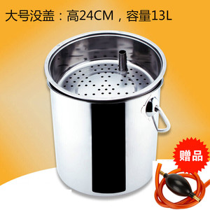 加厚不锈钢茶水桶茶渣桶排水桶茶桶茶叶茶具配件泡茶茶台废水桶