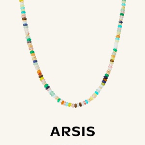 ARSIS秘密花园彩虹守护串珠项链多巴胺轻奢小众新款项链女