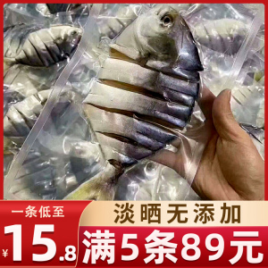 淡晒金昌鱼干深海金鲳鱼咸鱼干海鲜干货金仓鱼湛江特产风干广东