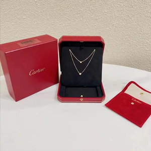 蔚蓝中古 Cartier/卡地亚 d'Amour飞碟玫瑰金项链 中号/大号 99新