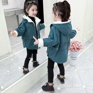 女童秋装外套2020新款韩版中大童儿童洋气女孩秋冬加绒派克服上衣