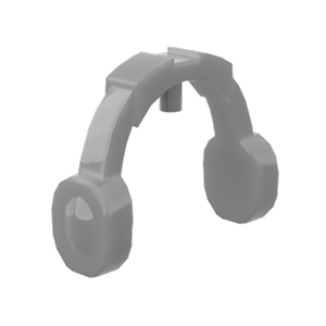 砖友MOC 14045 兼容乐高积木国产零配件 散件 人仔头戴耳机双耳式