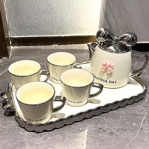 轻奢茶杯茶壶功夫茶具套装2023新款高档中式家用陶瓷泡茶水具高端
