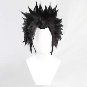 黛儿家最终幻想7 FF7扎克斯造型款自然黑cosplay假发