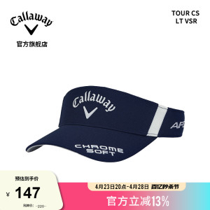 Callaway卡拉威高尔夫球帽男24新款TOUR CS LT男士无顶帽子遮阳帽