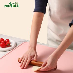 妮可硅胶揉面垫加厚食品级和面板包饺子垫子家用擀面案板面食烘焙