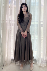 FNS专业高端定制原创独特设计晚礼服2023夏季新款高级感连衣裙女