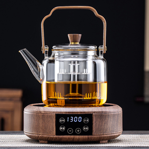 玻璃防爆加厚煮茶壶电陶炉全自动煮茶器家用泡茶烧水茶具套装养生