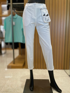 高尔夫球裤子女士夏季收脚九分裤韩国高尔夫长裤百搭显瘦运动服装