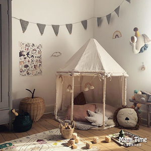 韩国INS儿童帐篷 室内家用男孩蒙古包小房子宝宝可睡觉玩具游戏屋
