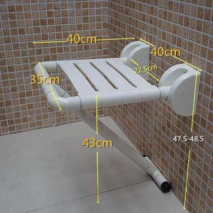 装在墙上的折叠椅子浴室凳挂墙式板凳折叠淋浴凳子洗手间老人洗澡