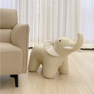 创意大象动物坐凳家用门口儿童换鞋凳沙发摆件网红客厅座椅乔迁礼
