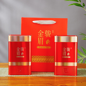 新款加厚茶叶罐铁盒子通用红茶绿茶半斤一斤古树毛尖方形铁罐定制