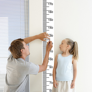 硬卡PVC简约身高墙贴儿童成人医院门店售票处测量仪尺自粘可移除