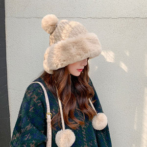 毛球耳罩女冬季保暖防风耳套耳捂耳包可爱毛绒护耳朵神器防寒耳暖