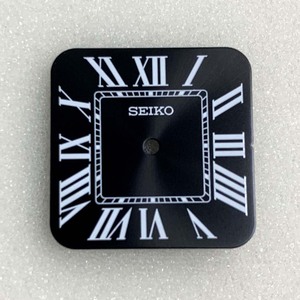 新款手表配件方形27mm表盘黑色白色改装日本NH35自动机芯WATCH