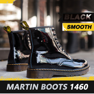 dr经典马丁靴 1460漆皮8孔 Dr.martens 显瘦英伦平底圆头工装短靴