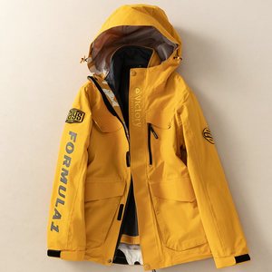 冬季户外男女三合一冲锋款式可拆卸羽绒服登山服防风衣夹克衫外套