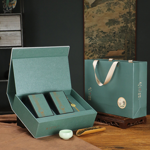 高档绿茶创意茶叶包装空礼盒红茶信阳毛尖汉中仙豪茶叶礼盒装空盒