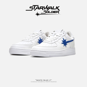 STARWALK SOLDIER BLUE/WHITE 白蓝流星鞋潮个性休闲增高星星板鞋