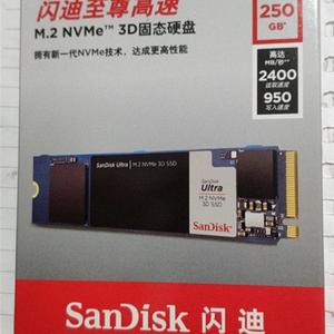 Sandisk/闪迪 SDSSDH3N-250G-Z25 至尊高速NVME协议M2 3D固态硬盘