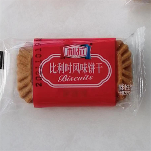 利拉比利时风味焦糖味饼干一整箱1000g黑糖味早餐饼干零食饼干30g