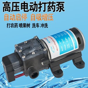 农用电动喷雾器水泵隔膜泵智能高压泵自吸泵直流大功率打药机100W