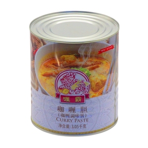 香港喱霸咖喱胆3.05kg油咖喱酱鸡牛肉虾蟹炒饭火锅料东南亚调料包