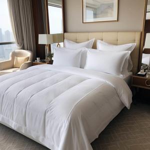 酒店布草四件套贡缎加密床单被罩简约纯棉床上用品南通四件套厂家