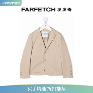 [Final Sale]Dondup童装梯形翻领单排扣西装夹克 FARFETCH发发奇