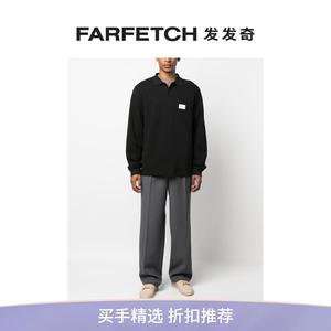 [Final Sale]Calvin Klein Jeans男士标贴长袖polo领上衣FARFETCH
