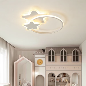 卧室吸顶灯 温馨浪漫儿童可爱led灯具北欧简约现代家用房间灯饰