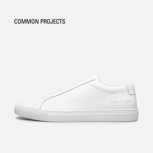 COMMON PROJECTS3701 0506小白鞋 杨幂同款CP真牛皮系带板鞋男女