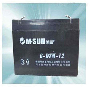 M.SUN美阳蓄电池6-FM-7照明电源电子仪器进口设备喇叭12V7AH消防