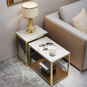 北欧沙发侧边柜轻奢客厅边几角几小茶几简约现代沙发边桌方几岩板 阿里巴巴找货神器
