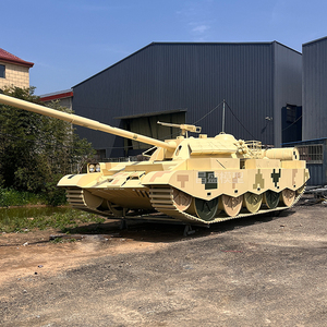 大型军事模型可载人99主战坦克装甲车发射版高射炮榴弹炮爱国教育