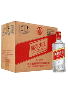 尖庄 光瓶红标50度500ml*12瓶浓香型纯粮白酒整箱装