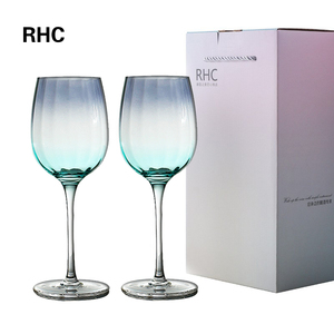RHC碎冰蓝勃艮第波尔多水晶玻璃红酒杯高脚杯子高档颜值家用送礼