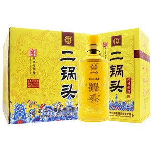 永丰牌北京二锅头52度 陈坛老酒 黄龙 500ml*6整箱清香型白酒