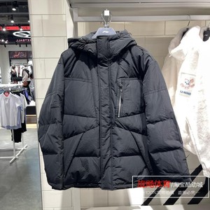 李宁火锅羽绒服男2023冬季款鸭绒连帽保暖短款羽绒服外套AYMT065