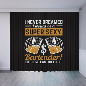 欧美复古窗帘怀旧啤酒馆布置改造酒吧背景布烧烤店美式卧室工业风