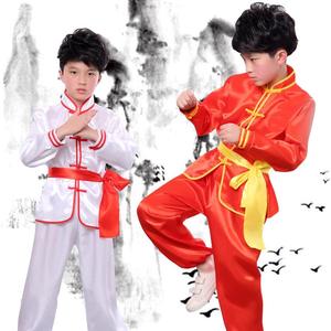 儿童武术训练演出服装少儿团体中国功夫练功服幼儿园舞蹈表演服装